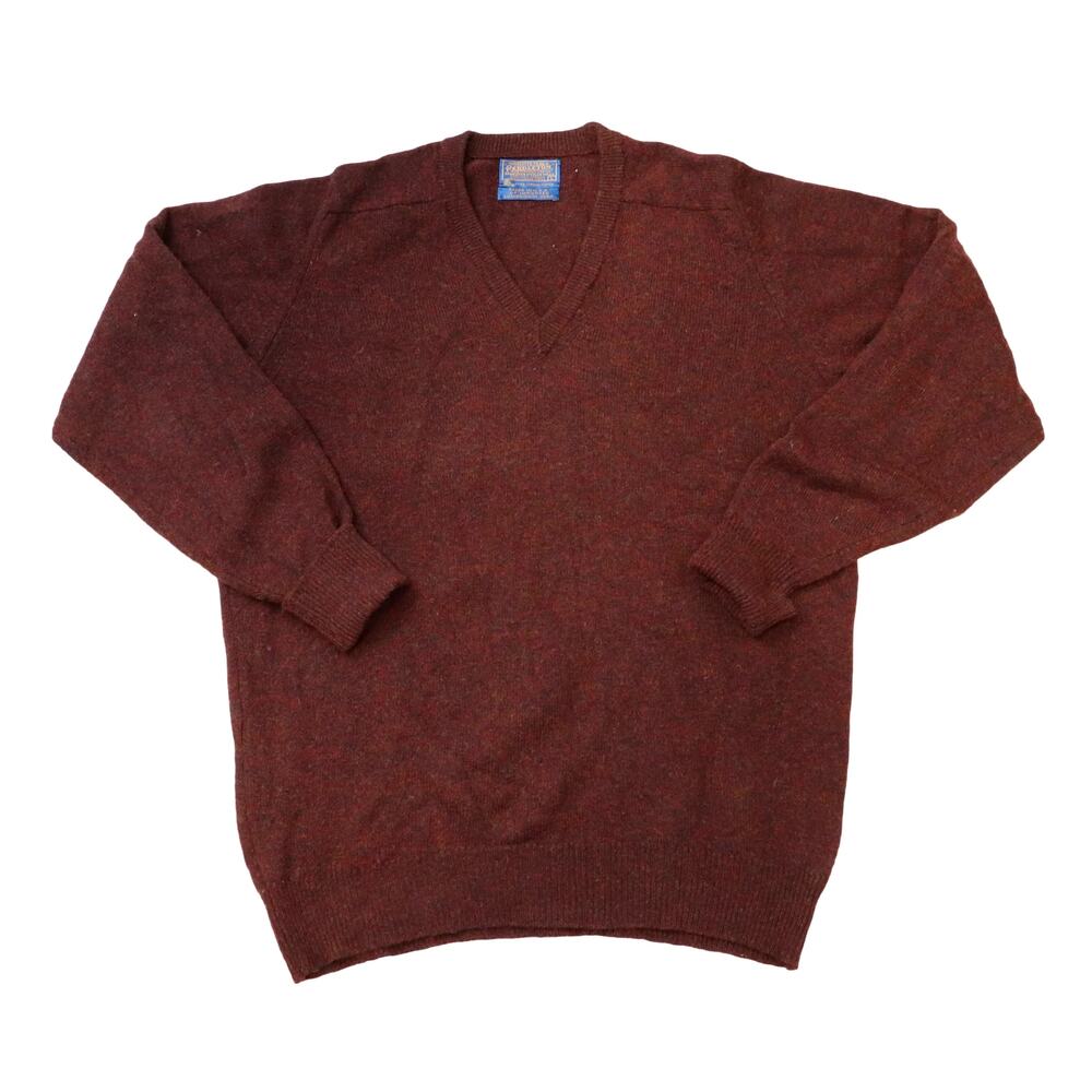 Vintage Pendleton Red Knit Sweater Size L